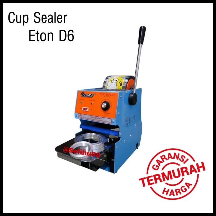 Promo Cup Sealer Mesin Press Gelas Eton Et-D6 Garansi