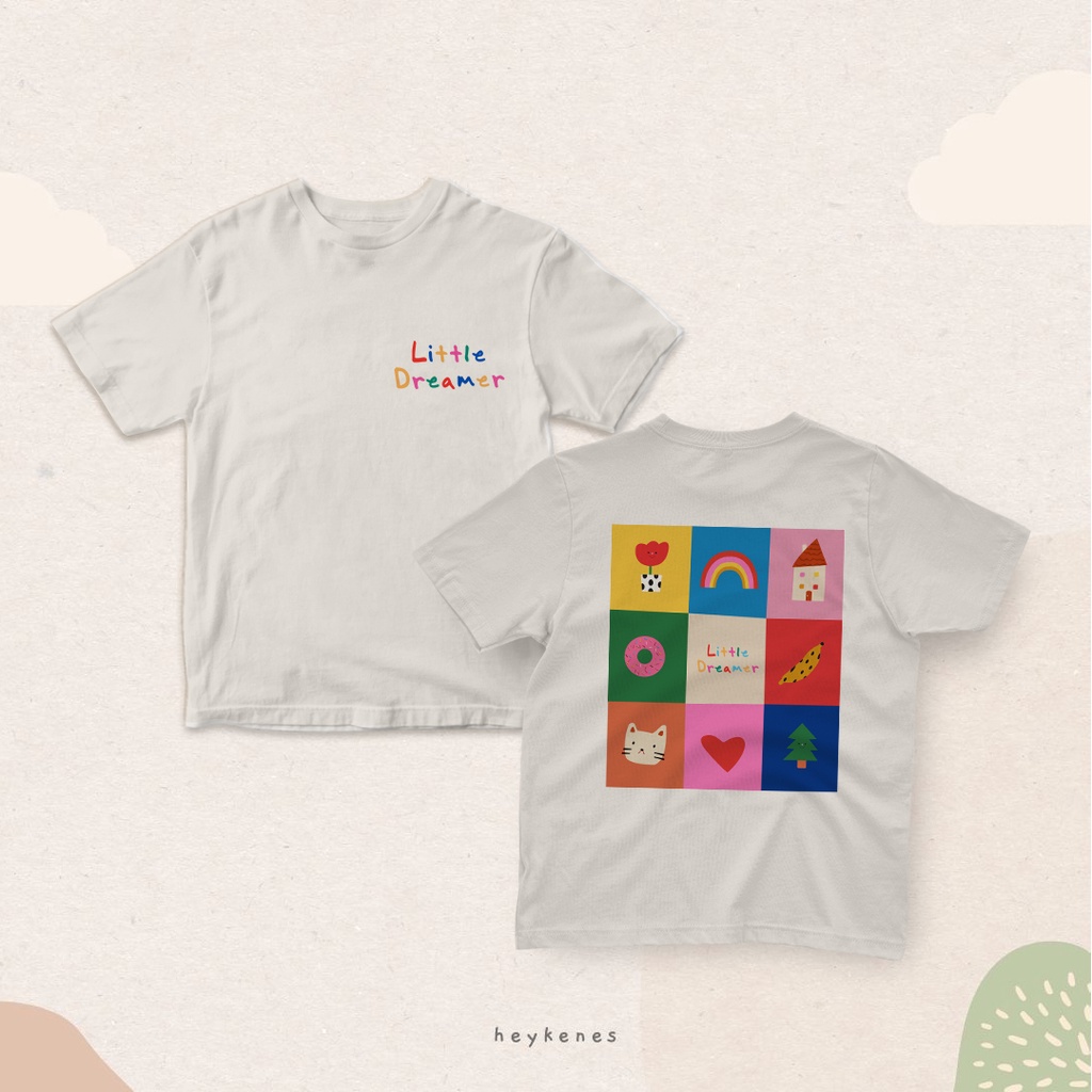 Heykenes Kaos Anak Little Dream cotton 30s