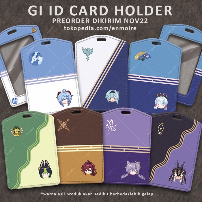 

Id Tag Khusus Preorder Genshin Impact Card Holder