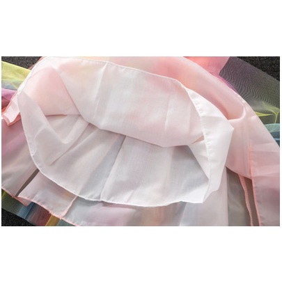 dress unicorn tutu rainbow baju anak kuda unicorn import UNICORN BUNGA DRESS ULANG TAHUN