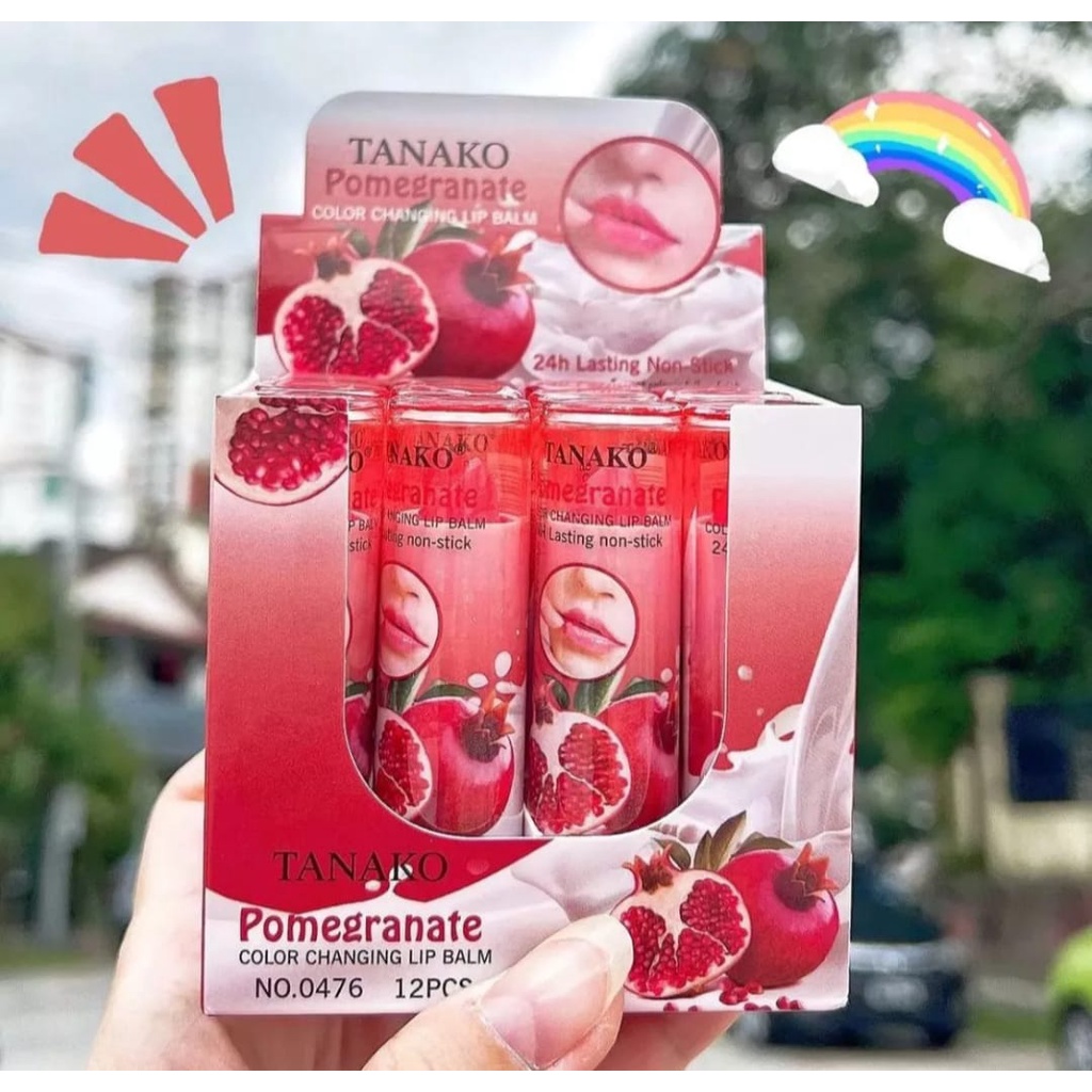 [LUSINAN] Lipbalm Magic Tanako Pink Dan Melembabkan