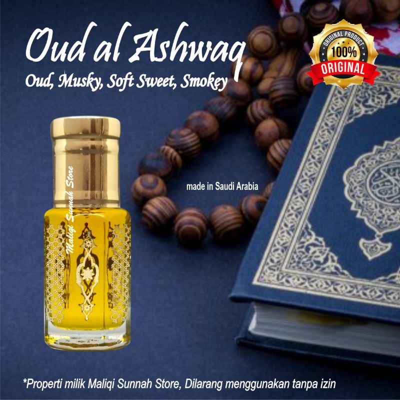 Parfum Arab Oud Ashwaq 6ml Original Saudi