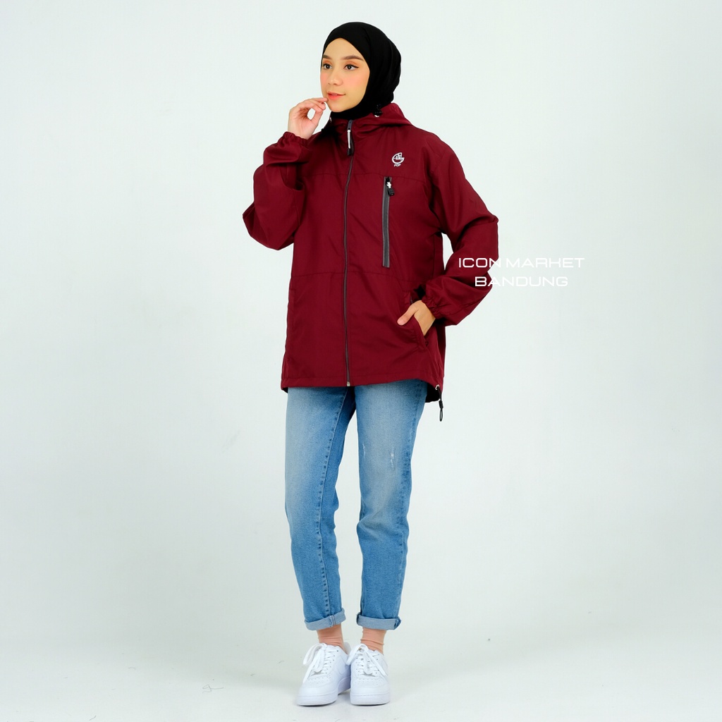 Jaket Parasut Wanita Waterproof  Model Ararat size M L XL XXL Original FCF / Jaket OUTDOOR UNISEX Anti Air Size M L XL XXL