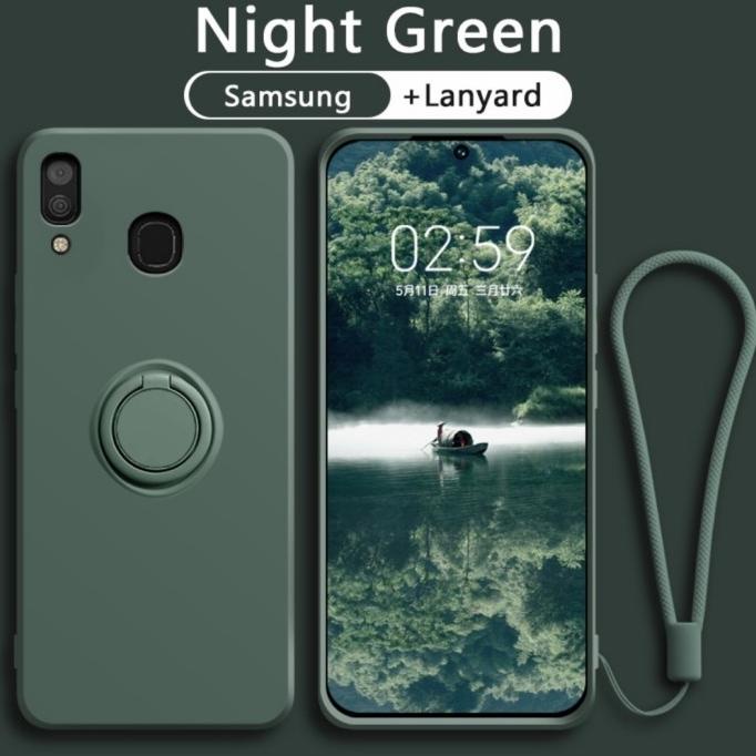 CASE SAMSUNG GALAXY A70 A20 A30 A50 CASE RING SILIKON MIRCOFIBER COVER