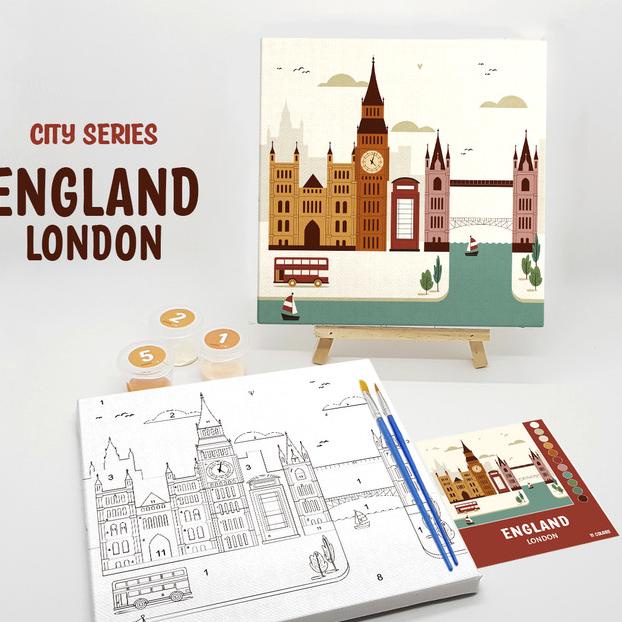 

London - Paint By Number 11 Color [City Series] | Painting Kit