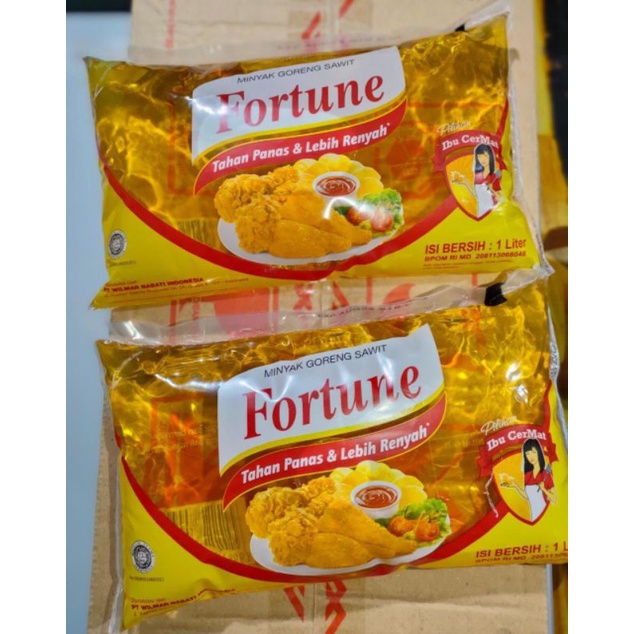

Minyak goreng Fortune bantal 1 liter