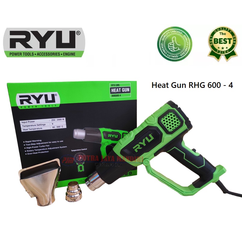Heat Gun Ryu / Hot Gun ASLI RYU / Pemanas Hot Gun RYU