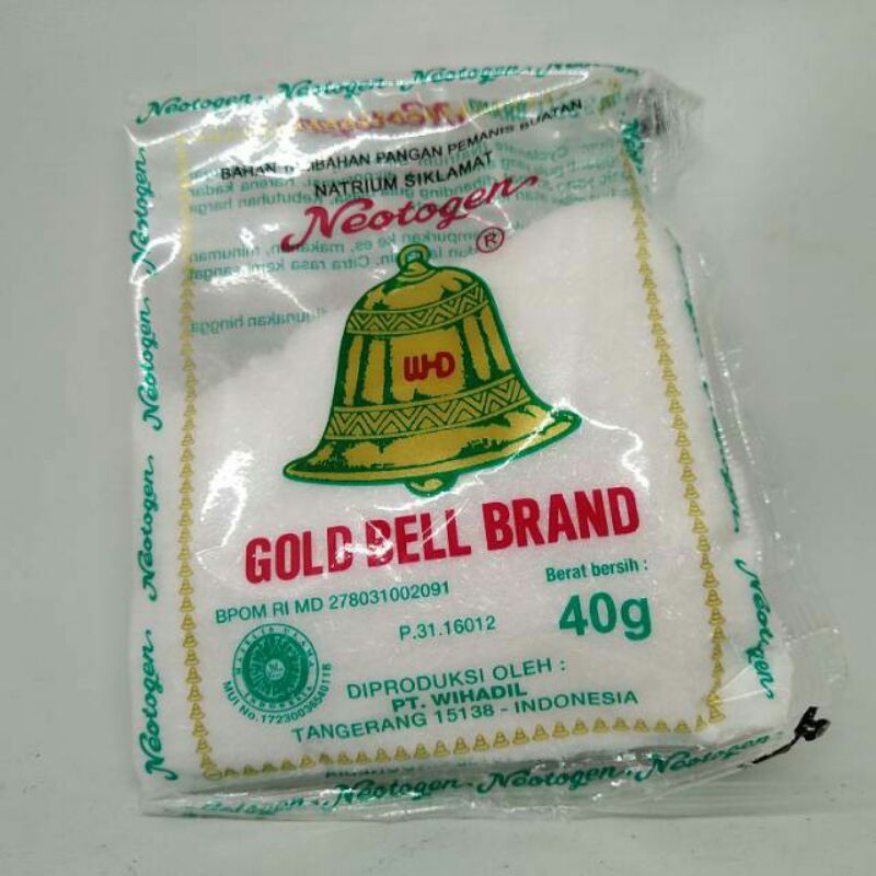

SODIUM LONCENG PEMANIS NEOTOGEN GOLDEN BELL BRAND