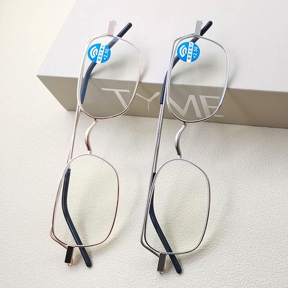 Kacamata Baca Populer Frame Kantor Metal Anti-Blue Light