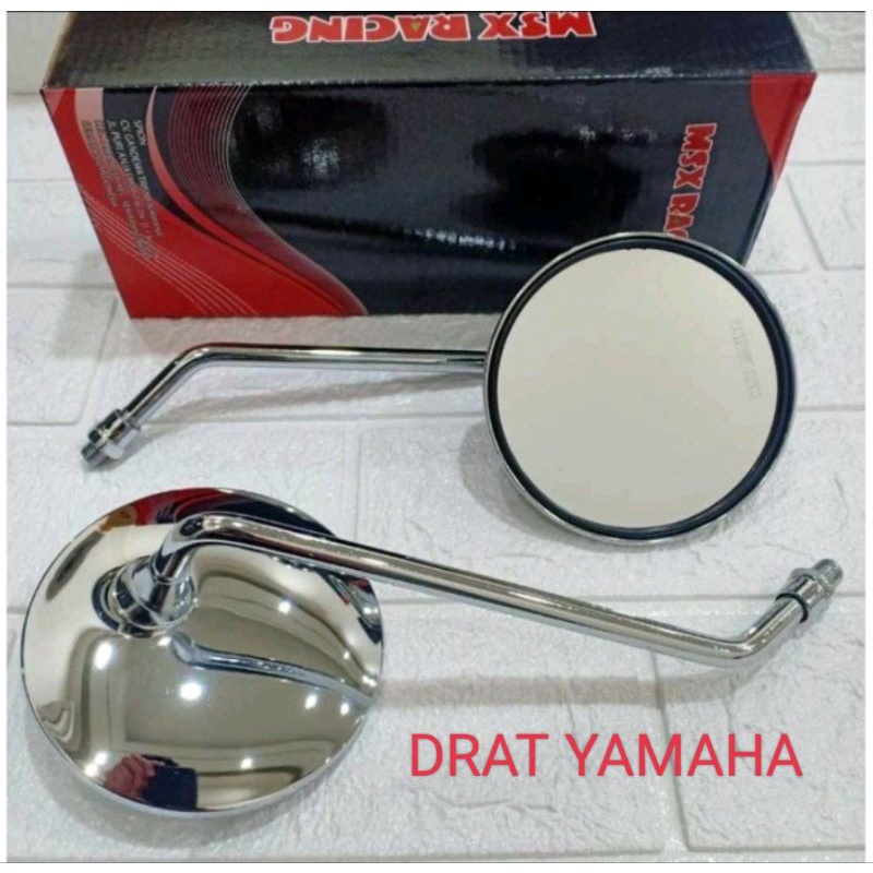 SPION PESPA TANGKAI PANJANG/HONDA/YAMAHA PNP UNIVERSAL MOTOR HONDA/YAMAHA MODEL BULAT CLASIC RETRO BULAT SPION PESPA