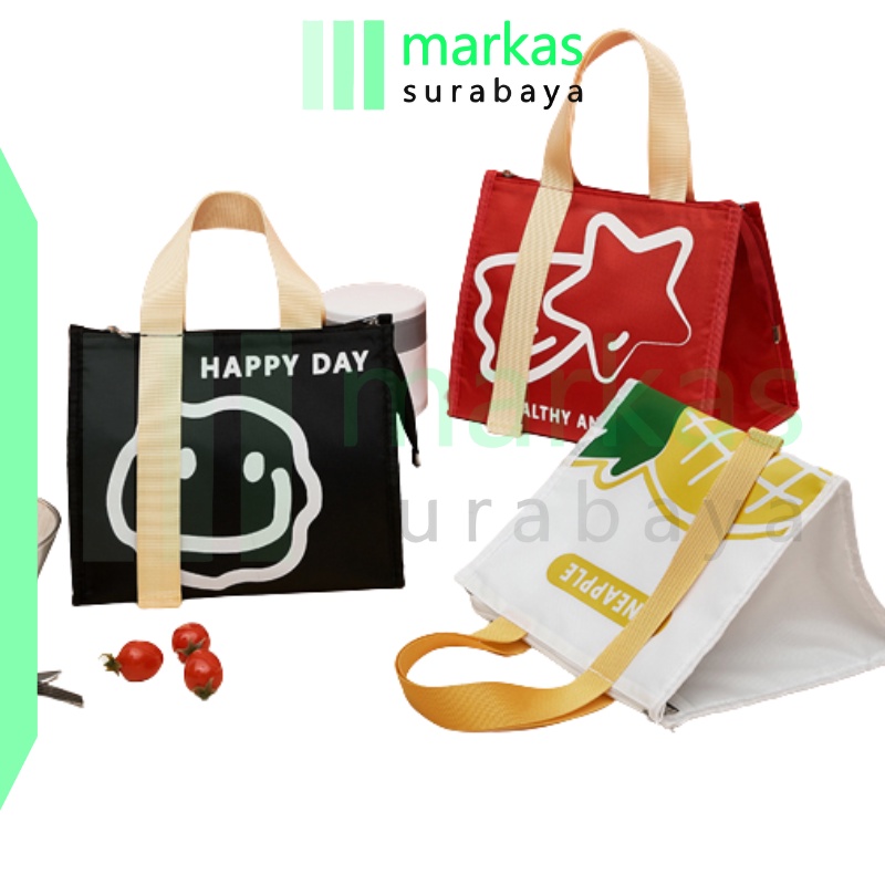 MARKAS HL0462 Tas Bekal Karakter Lunch Bag Aluminium Foil