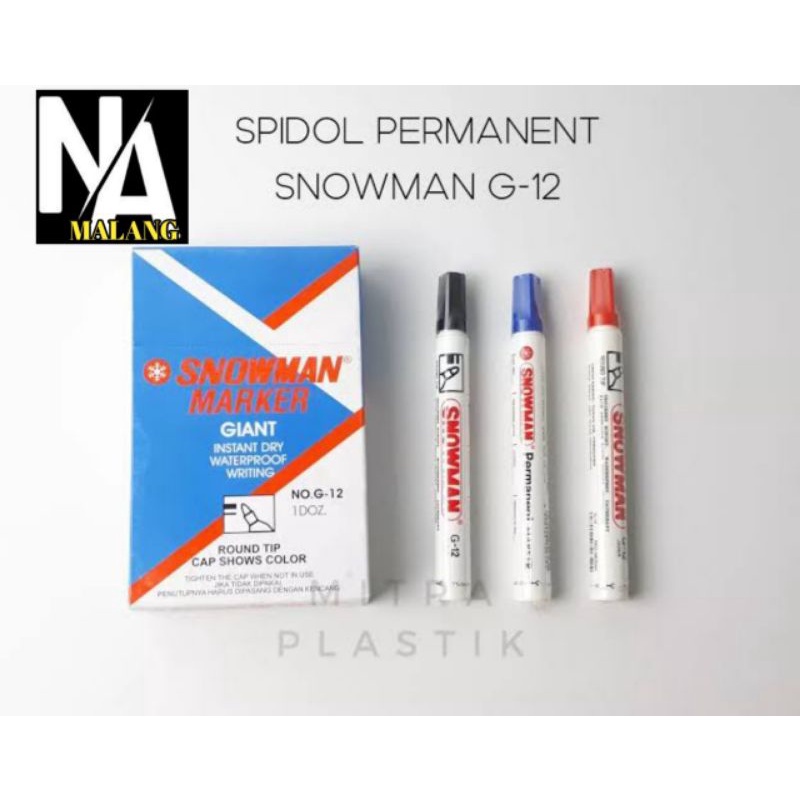 

Spidol Snowman Permanen Marker G-12
