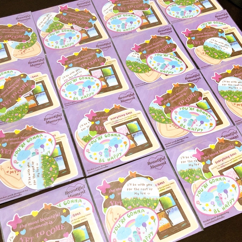 

Beautiful Moment Glitter Sticker Pack
