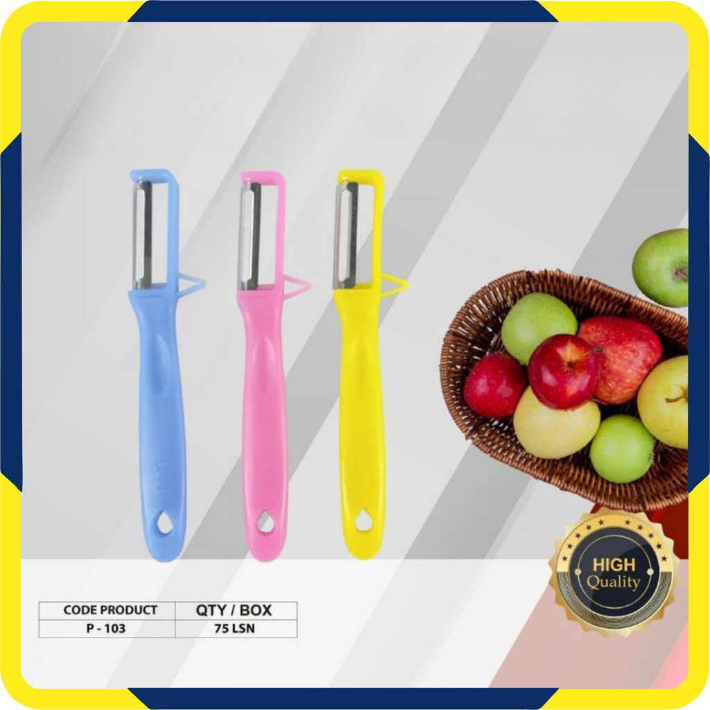 Murah Lebay P103 Pisau Pengupas Peeler Pengupas Kulit Buah Dan Sayuran Stainless