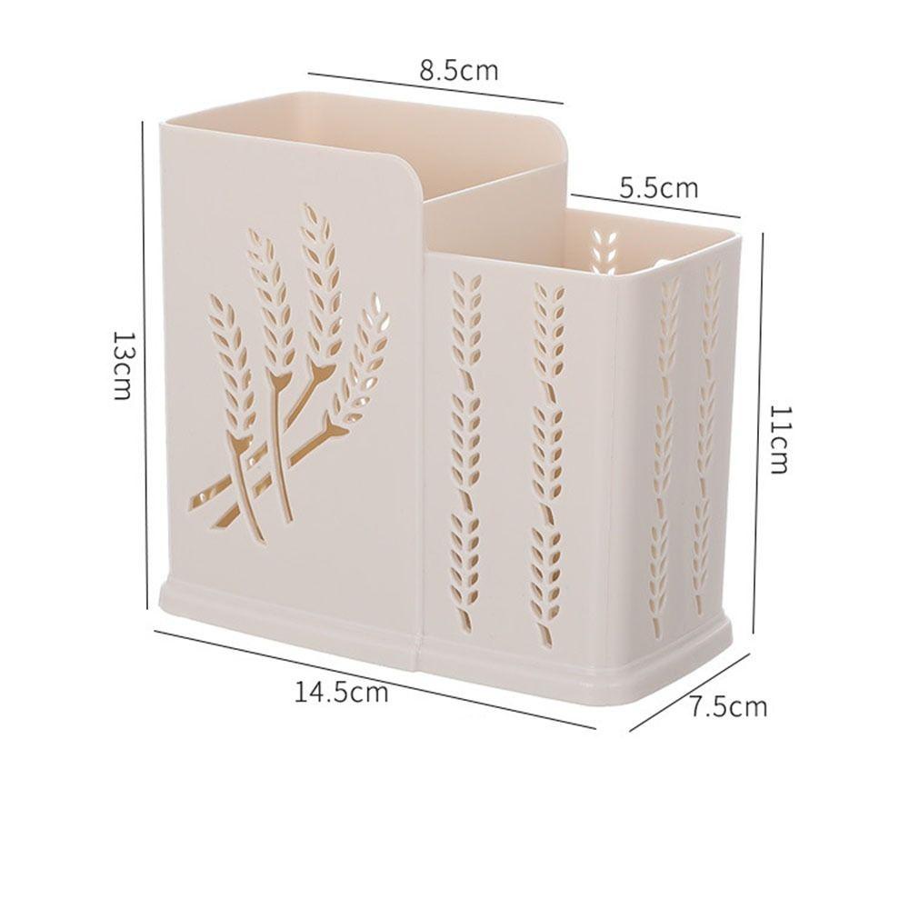 R-FLOWER Tempat Sumpit Wadah Kreatif Berkualitas Tinggi Penyimpanan Gadget Dapur Organizer Tempat Sendok Garpu Sumpit