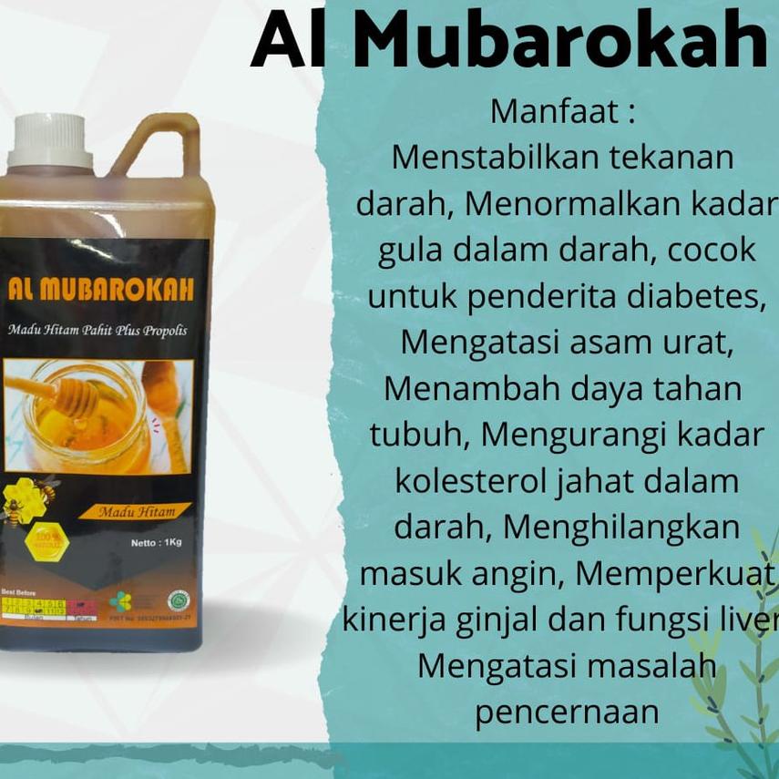 

limited Edition✔️Madu Hitam Pahit Al Mubarokah Kemasan 1 Kg|RA8