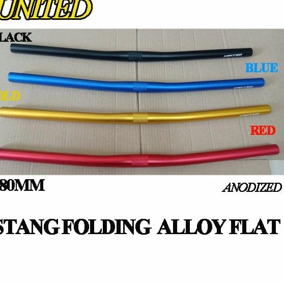 Handle Bar Folding Raze Flat Bar 580MM Alloy - Hitam