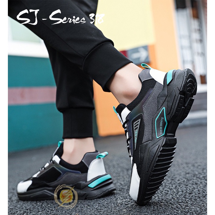 [OOS] Sepatu Sneaker Pria Casual Trendy Cakep Buat Nongkrong dan Kuliah Kualitas Import Premium -318