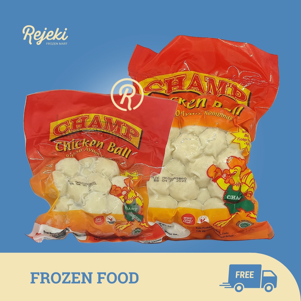 

Champ Chicken Ball Bakso Ayam Kombinasi - Rejeki Frozen Mart