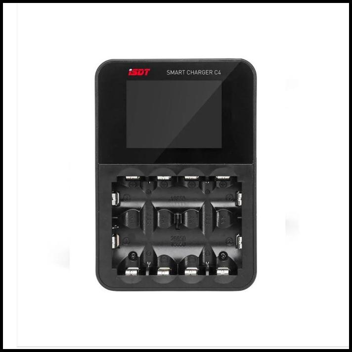 Promo Isdt C4 Touch Screen Smart Battery Charger With Usb Output