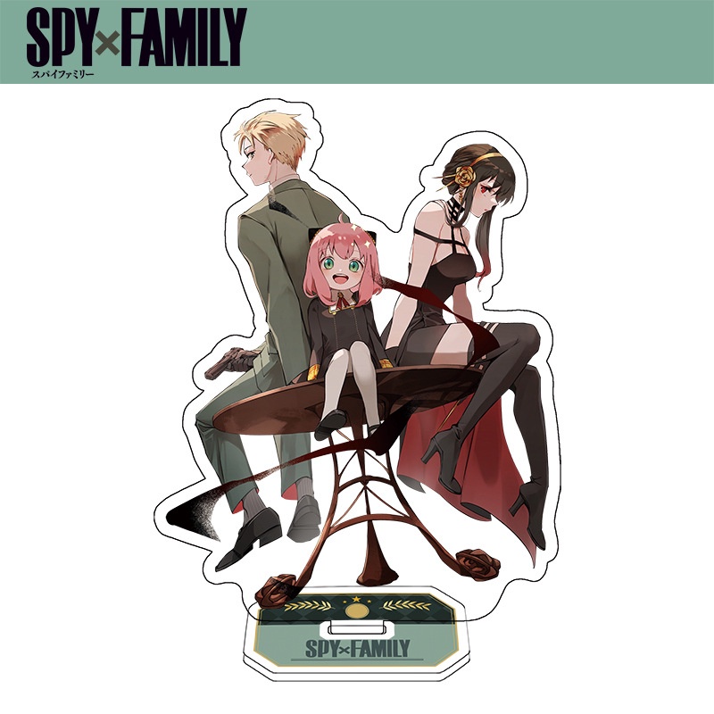 Mainan Action Figure Model Anime SPY X FAMILY Anya Yor Loid Bahan Akrilik Untuk Dekorasi Meja