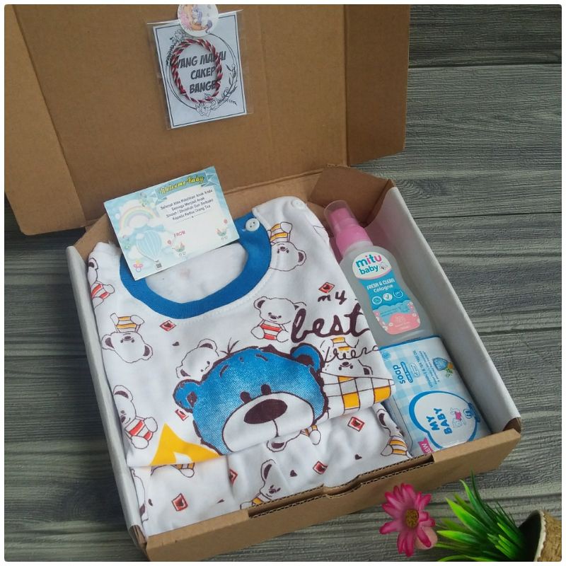 hampers kado bayi/hampers sambang bayi praktis/hadiah lahiran