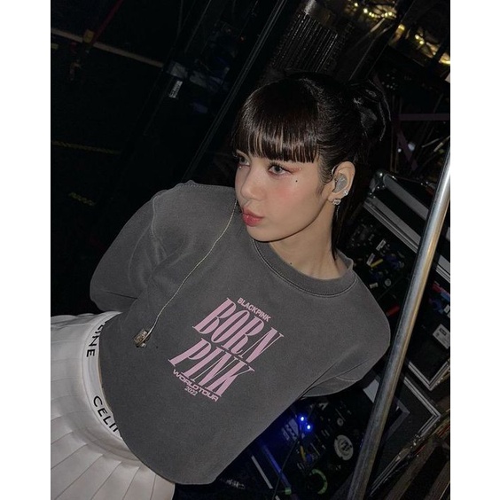 [PREMIUM] CREWNECK - BORN PINK VER.1 BLACKPINK WORLD TOUR 2022