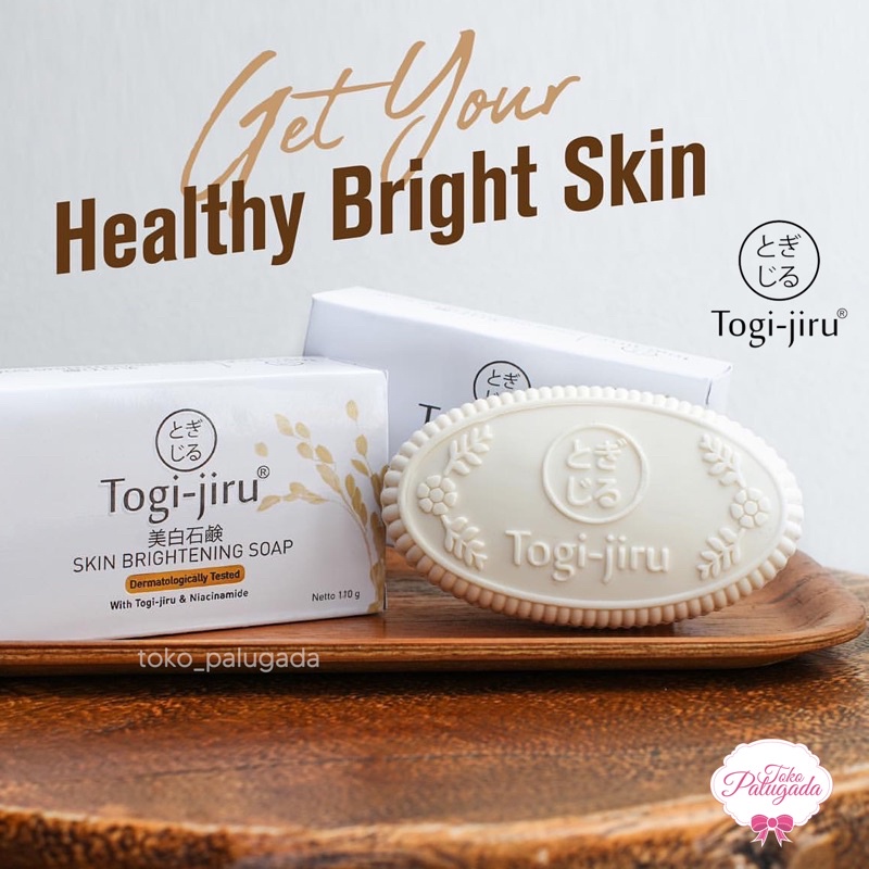 [BISA COD] Togi-jiru Skin Brightening Soap - Sabun Togi-Jiru - Sabun Togijiru - Sabun Beras