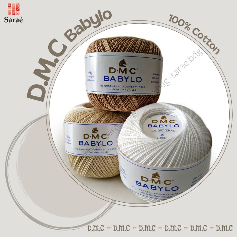 DMC Babylo/Benang Rajut/Benang Cotton 100%