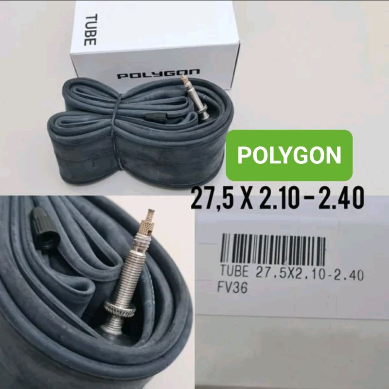 Ban Dalam Tire Tube Sepeda MTB Polygon Size Ukuran 27.5 x 2.10 / 2.40 Pentil Presta