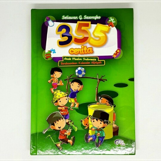Buku Buku Anak-355 Cerita Anak Muslim Indonesia( Hard Cover )