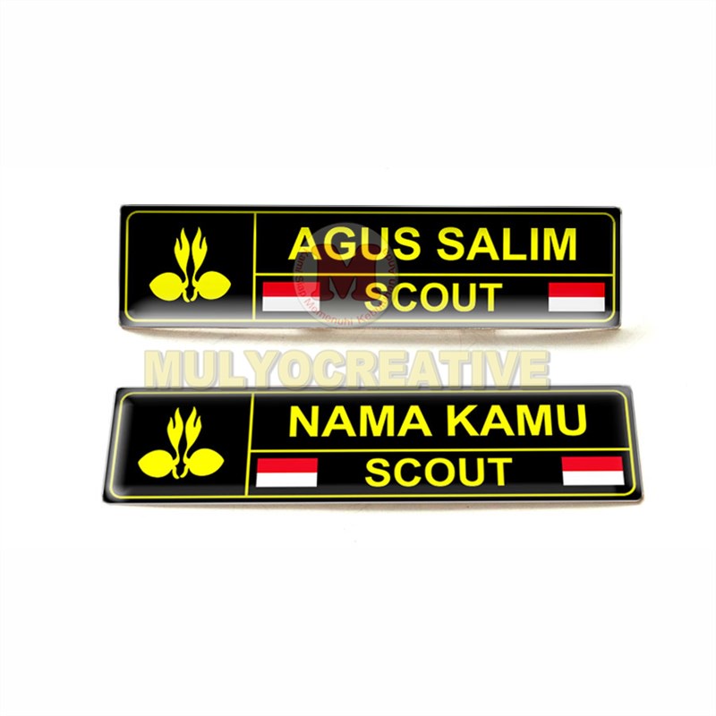 

PAPAN NAMA DADA PRAMUKA - NAME TAG PRAMUKA