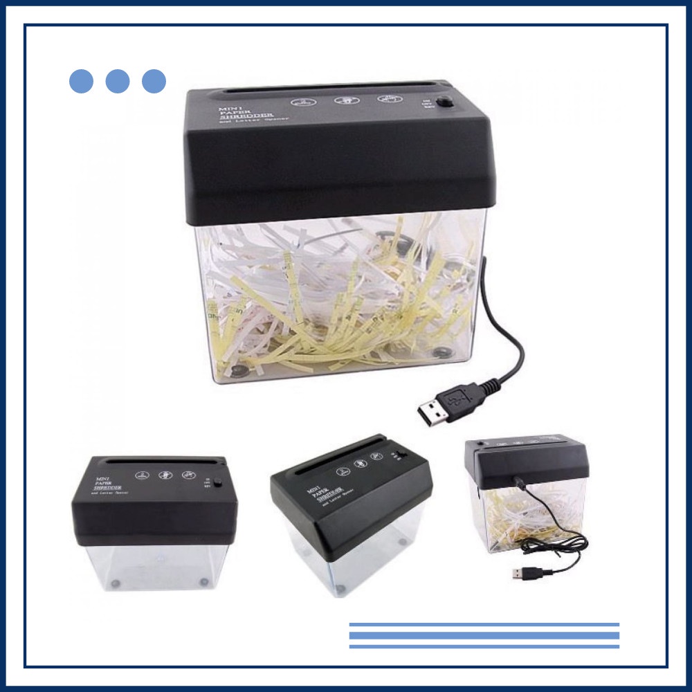 

Grosir Jakcom Mesin Penghancur Kertas Mini USB with Letter Opener - SW501 Elegan