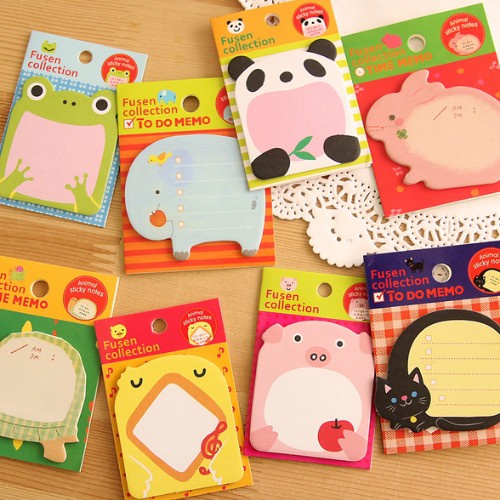 

Memo Sticky Notes Zoo / Buku Catatan Kecil Binatang 55 x 81 mm