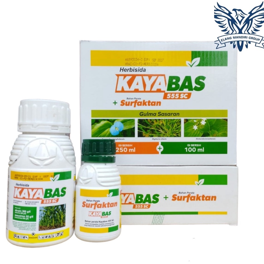 Herbisida Kayabas 555SC 250ML+100ML Herbisida + Surfaktan