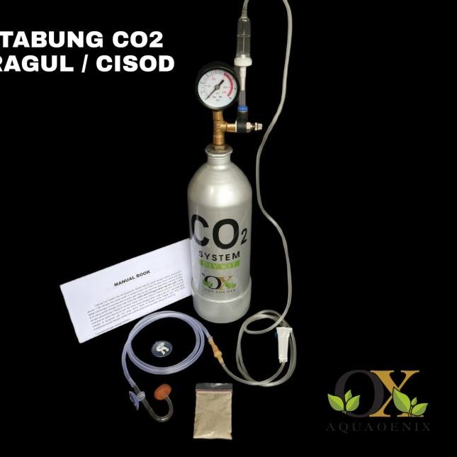 Tabung co2 alumunium DIY cisod/ragul fullset | tabung co2 aquascape - tabung saja