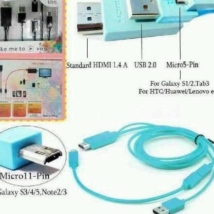 Kabel MHL To HDMI - Micro USB To HDMI
