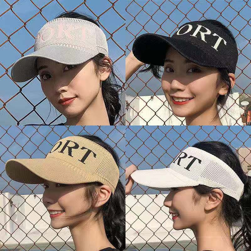 GO!TP945 Topi Cap Golf Senam Pantai Import Korea Rajut Karet olahraga Sport