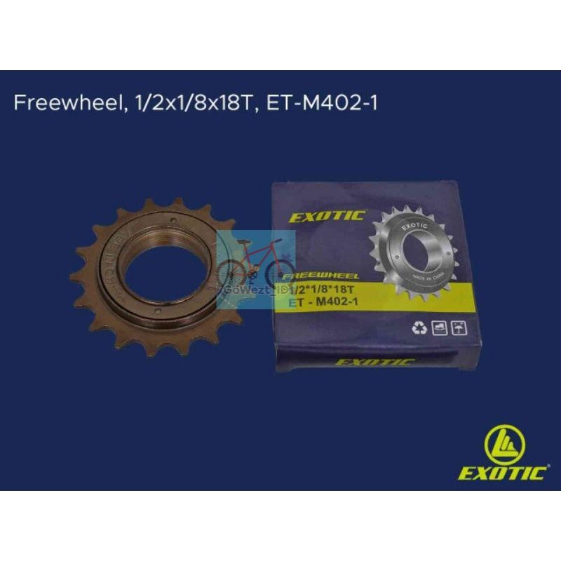 Freewheel Gir Gear Belakang 18T EXOTIC Sepeda Anak BMX | High Quality