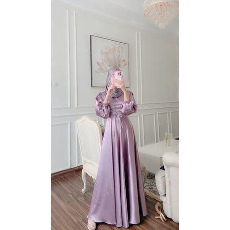 Kaleya Dress M- XXL SILK DRESS WANITA KONDANGAN BRIDESMAID / BAJU DEWASA MURAH TERBARU 2022 / Dress Pesta