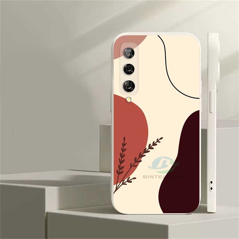 Casing Silikon Huawei P30 Lite Nova 5T 3i Nova 7i Y6P Y7A Y6 Pro Y7 Pro 2019 Y9S Motif Bunga