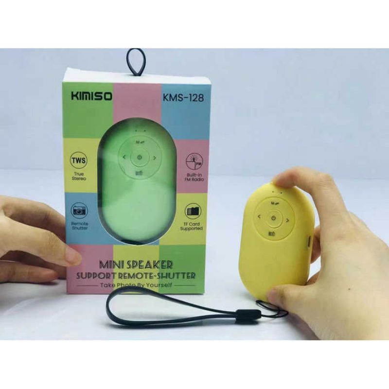 KMS-128 Mini Speaker Bluetooth KIMISO Support Remote Shutter TF Card