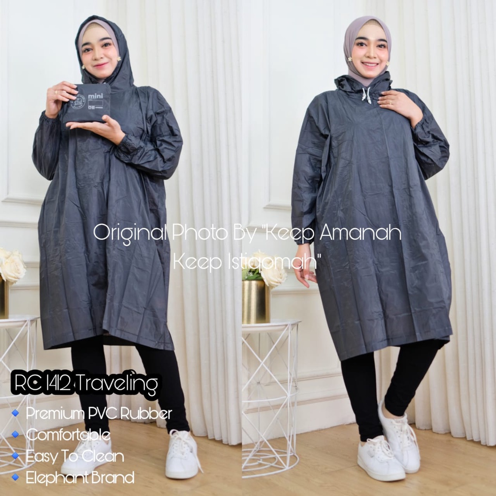 RC 1412 Raincoat Mantol Jas Hujan PVC