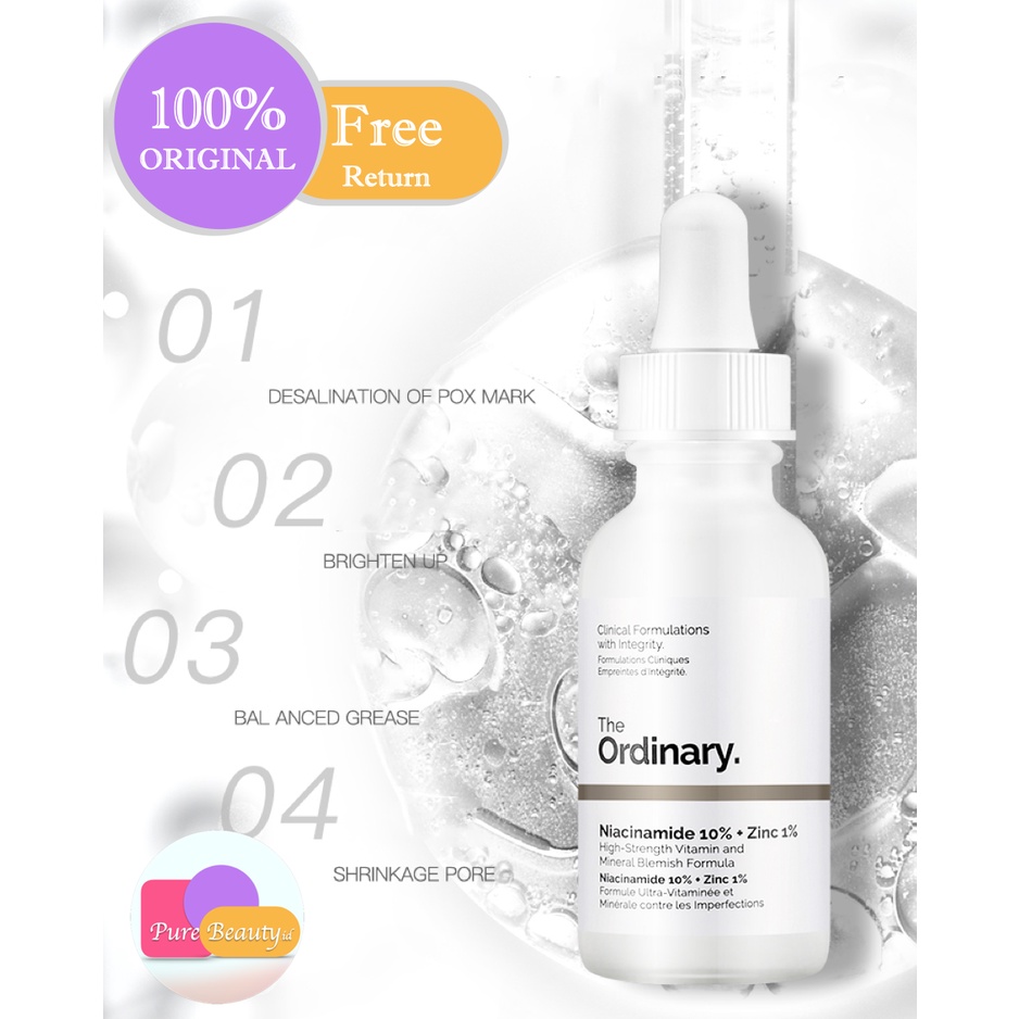 THE ORDINARY Niacinamide 10% + Zinc 1% AHA BHA Peeling Solution AzelaicAcidSuspension10% ❤ 100% Original ❤