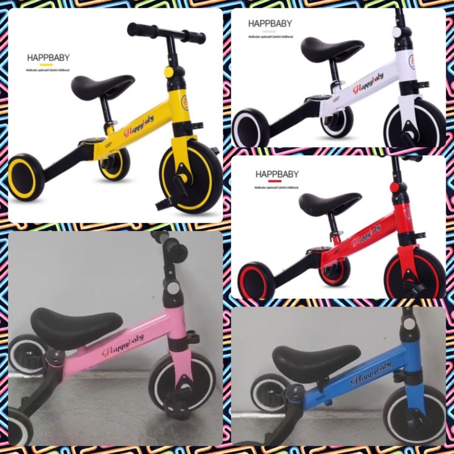 Sepeda Anak 3 Roda 2 in 1 / Bicycle Bike Ride Roda Tiga Sepeda Roda Tiga Anak Sepeda Roda 2 Roda 3 Tricycle