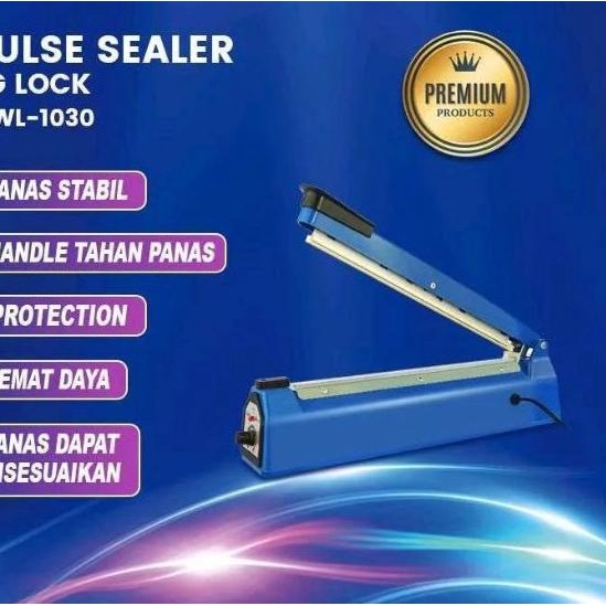 

Impulse Sealer Alat Press Pres Plastik Las Plastik 30cm 30 cm GSF-2300 - WING LOCK 30 CM