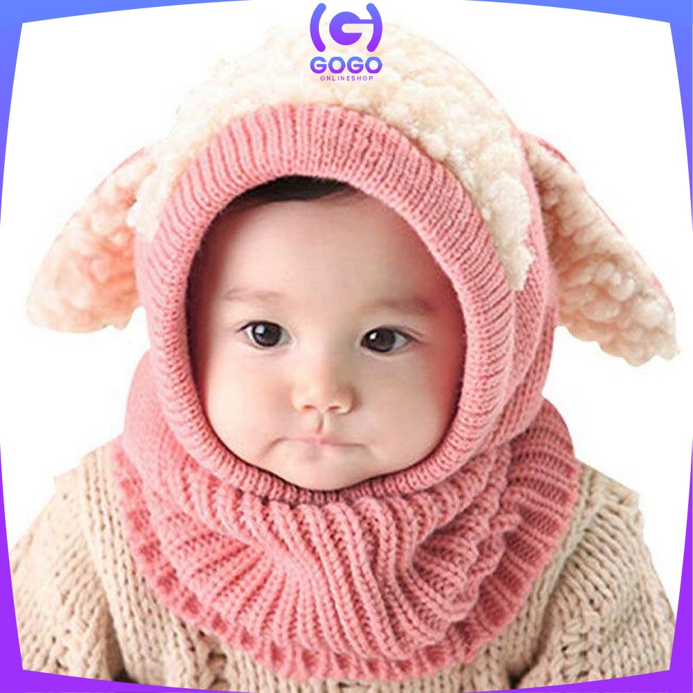 GOGO-P16 P23-30 Topi Kupluk Bayi Pompom Topi Anak Bucket Rajut Topi Korea Bunny Hat / Pilot / Unicorn