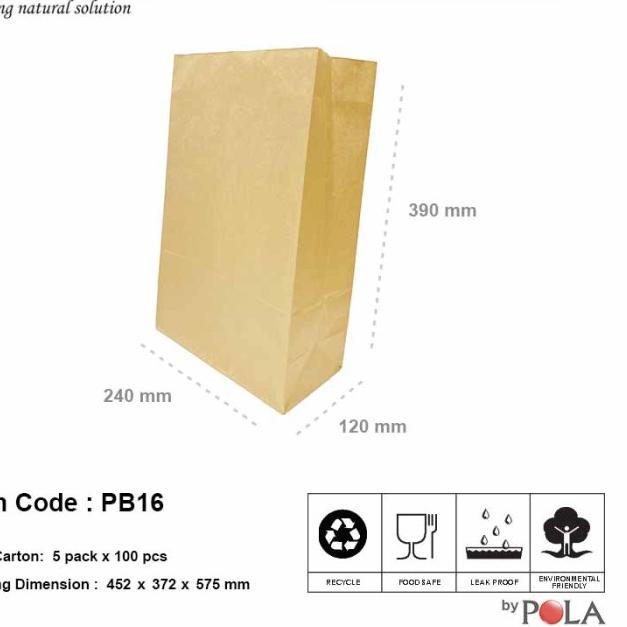 

Paper bag murah / kantong kertas murah PB16