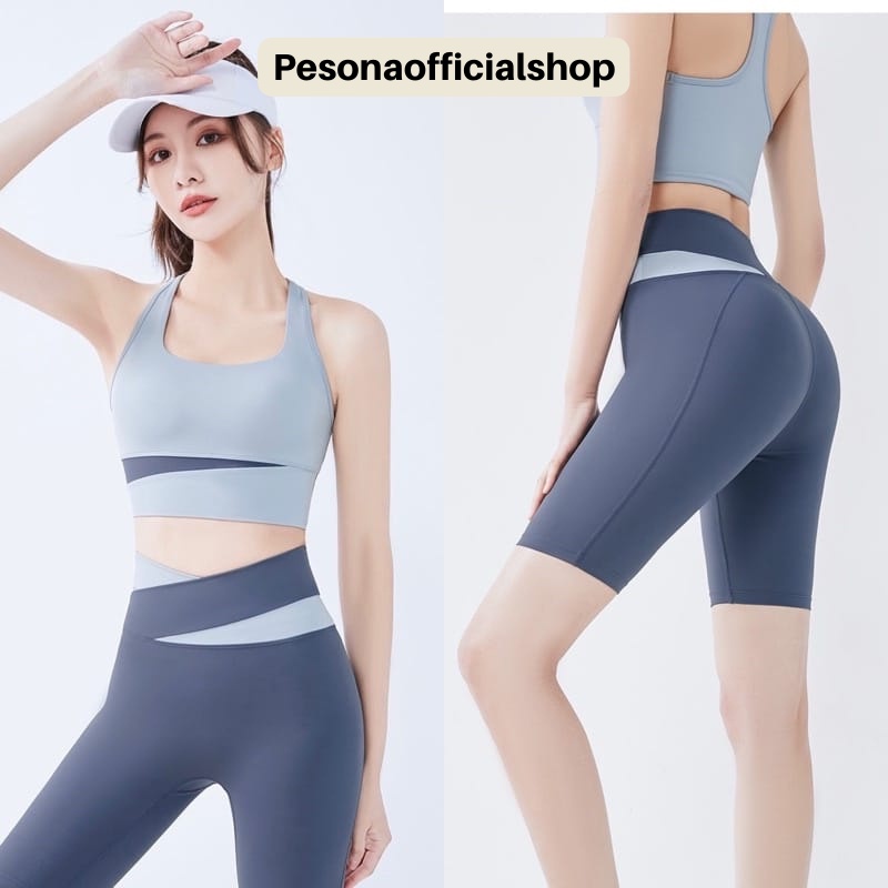 COD POS SP3822 SETELAN SPORT BRA LEGGING PANJANG OLAHRAGA YOGA GYM JOGGING