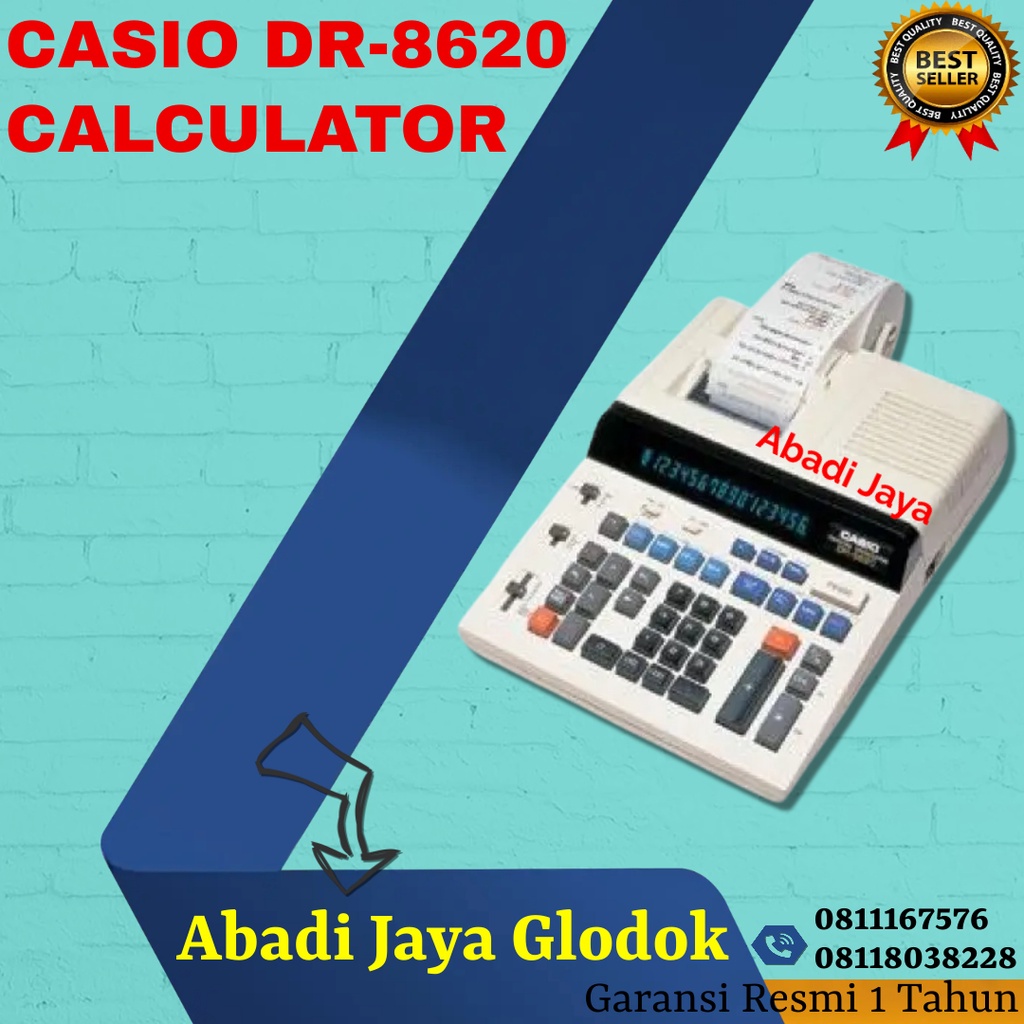 

CASIO DR 8620 CALCULATOR